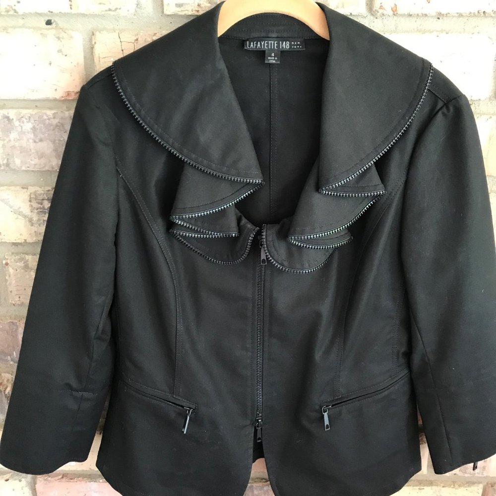 Lafayette 148 Black Jacket - Picture 5 of 6